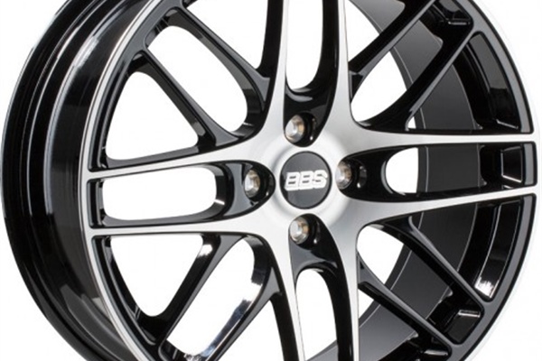 BBS CS 4 Black Diamond Angled