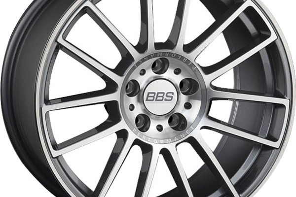 BBS CS 5 Anthracite Angled